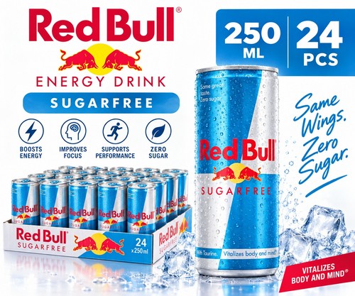 Red bull energy drink 250 - red,