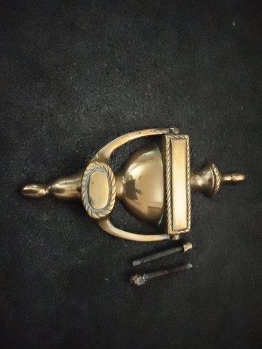 Solid brass door knocker - solid,