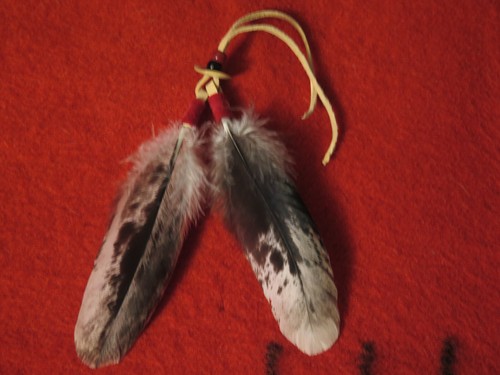 Feather native american made - native,