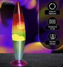 Large 16" Retro Lava Lamp Liquid Motion Wax Relaxation Light - Multiple Colors!