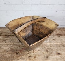 19th Century Iron Bound Trug