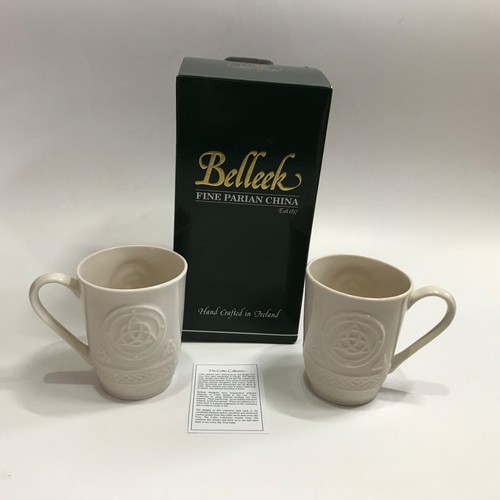 Belleek celtic mugs - celtic,
