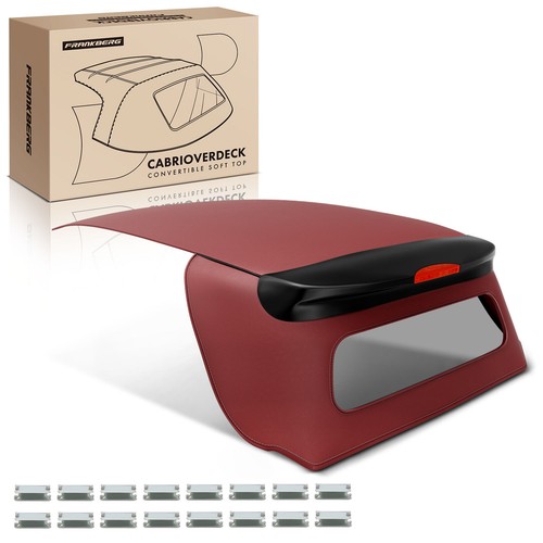 Red softtop cabrio - softtop, for