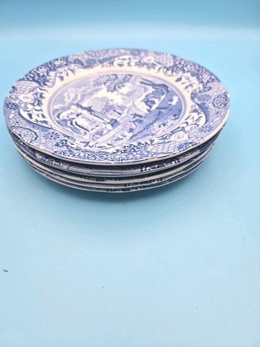 Spode italian blue salad - salad, plate