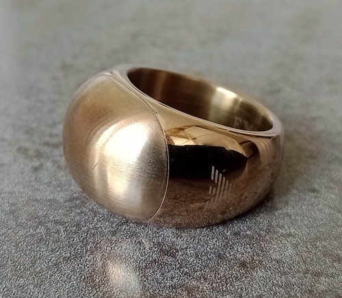 Emporio armani ring - emporio, steel