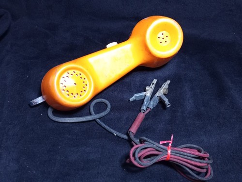 Lineman rotary phone test - phone, butt