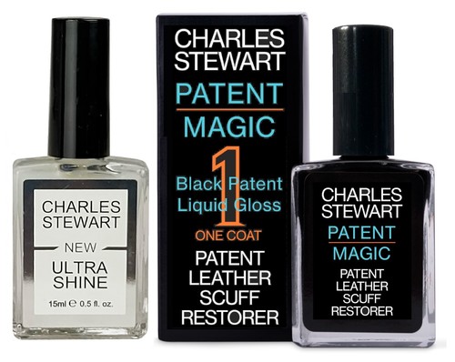 Black patent leather - patent,