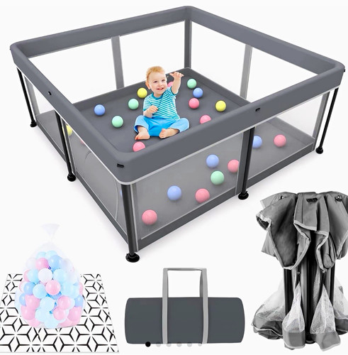 Grey square mesh baby - grey,