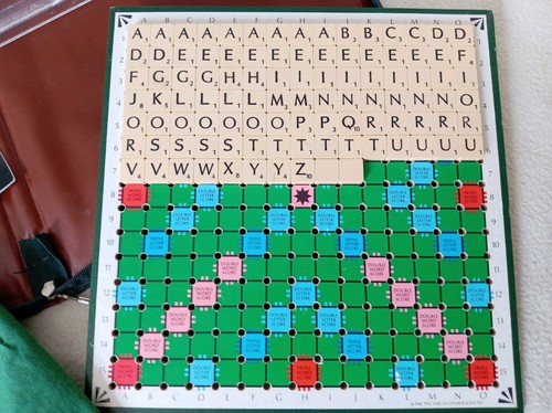 Vintage 1988 travel scrabble - vintage,