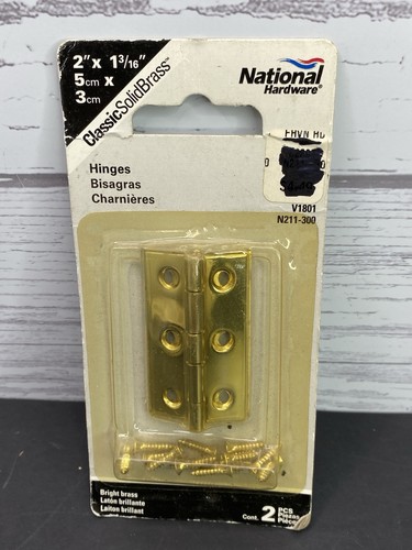 Solid brass hinges x - brass,