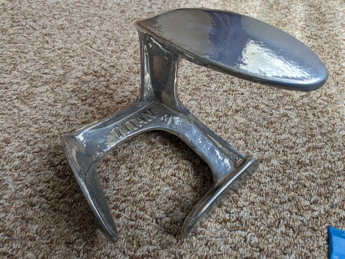 Vintage cast iron shoe last - shoe,