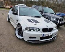 BMW e46 Sedan FRONT FENDERS and FRONT BUMPER + FRONT LIP CSL M3 Style