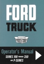 FORD 1963 Truck Owner's Manual
