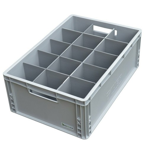 Beer pint glass storage crate - glass,