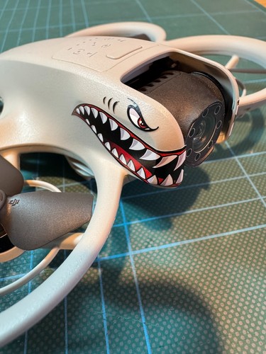Dji neo shark teeth decal - neo,