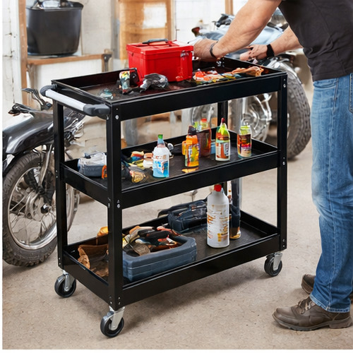 Tool storage garage trolley - tool,