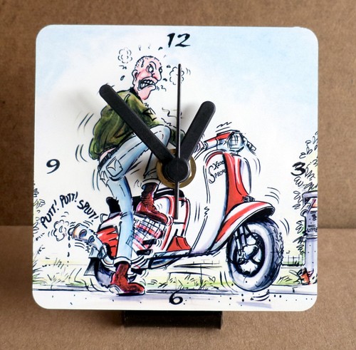 Scooter desk clock - clock,,