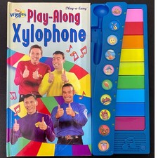 The Wiggles Play-Along Xylophone Music Book, Missing Mallet, Tested & Working
