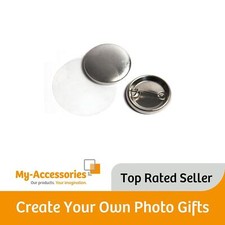 25mm Round Metal Pin Back