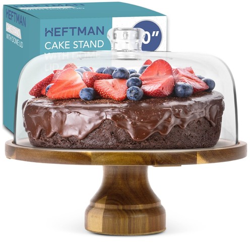 Heftman acacia wood - 10", cake