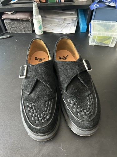 Martens black suede - martens,