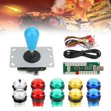 Arcade 1 Player DIY Kit 5V LED Buttons for Arcade PC Games Mame Raspberry pi