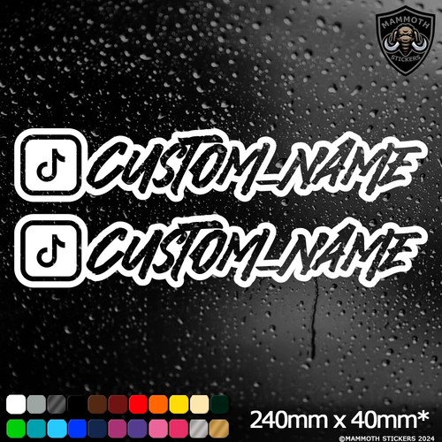 Custom tiktok stickers - custom,