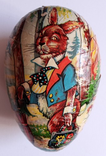 Vintage papier mache bunny - vintage,