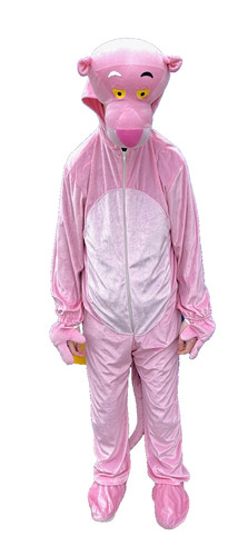 Adult pink panther mascot - panther,