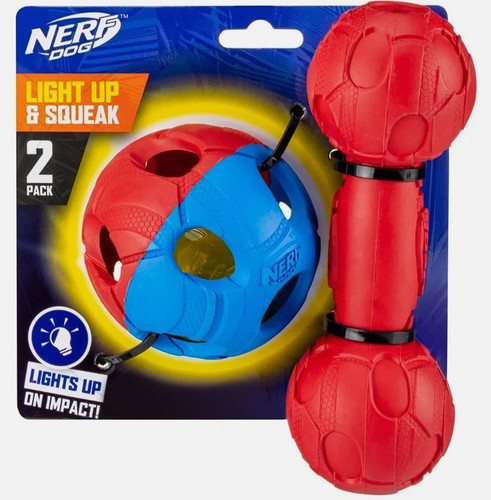 Nerf light ball chew pet - light, up