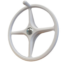 NEW- SLIDELOCK EASY REEL STEERING REEL WINDING HANDLE WHITE- SWIMMING POOL COVER