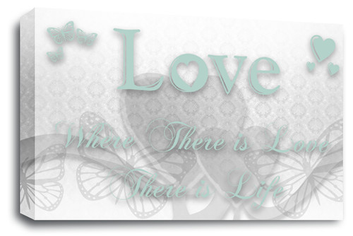 Love wall art - love, living