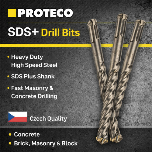 Proteco sds plus drill - sds+, bit