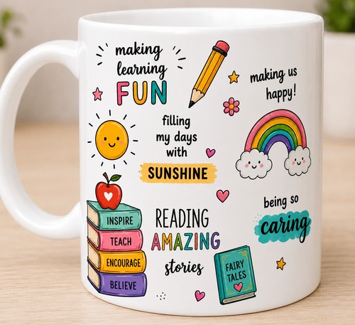 Personalised teacher mug thank - mug,