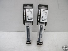 TREND TR12X1/4TC tr12 12mm TCT HINGE JIG ROUTER CUTTERS 1/4" SHANK x 2