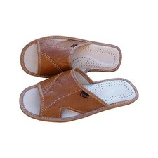 Men's Leather Slippers Slip On