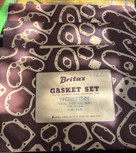Vintage norton gasket sets - vintage,
