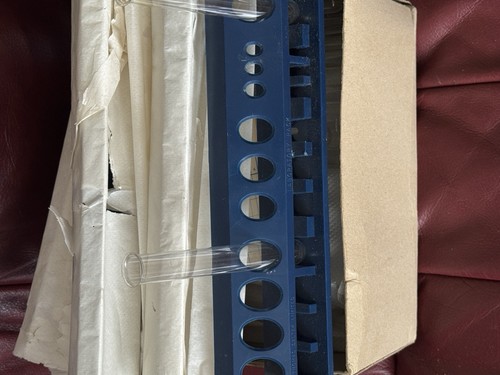Box glass test tubes cork - test,