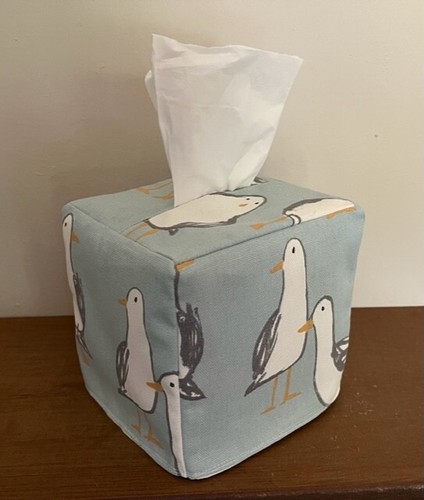 Handmade tissue box cover - tissue,