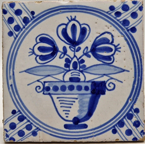 Antique hand painted - antique, delft