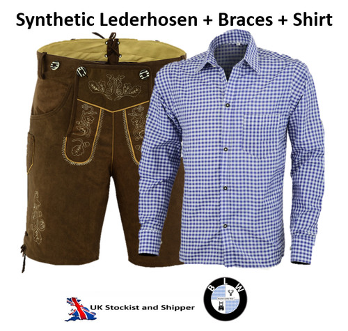 Lederhosen synthetic leather - ,