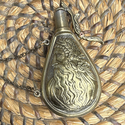 Vintage embossed brass black - embossed,