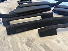 BMW E46 convertible interior trims set Alcantara M decorative stitching + Nappa door armrest