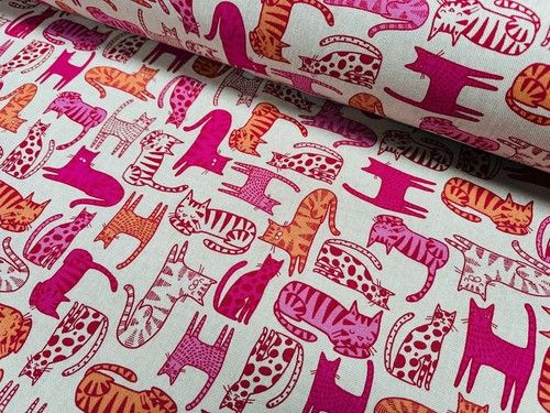 Lazy cats fabric print home - print,