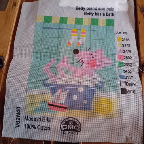 Mouse tapestry kit betty - betty, has