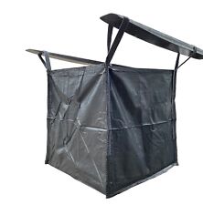 Large 1000kg SWL Black FIBC