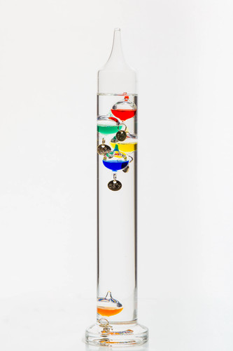 Tall galileo thermometer - 11",