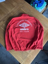 Vintage 80s / 90s Umbro Drill Top From Lancaster University Ski Team Size M