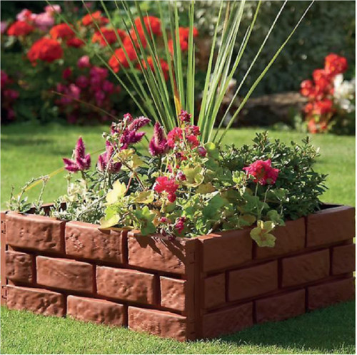 Garden edging terracotta - garden, 4