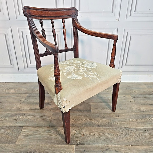 Antique mahogany armchair - armchair,